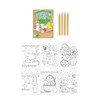HENBRANDT Single Eco-Friendly Mini Easter Colouring Set with 6 Sheets