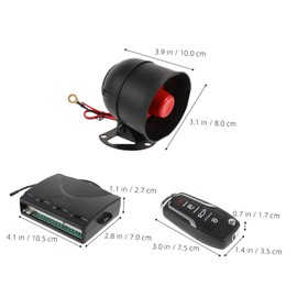 MAGICLULU 1Set Car Alarm Security System with Keyless Entry Door Lock Kit Easy Installation Remote Starter for Enhanced Vehicle Protection Against Theft