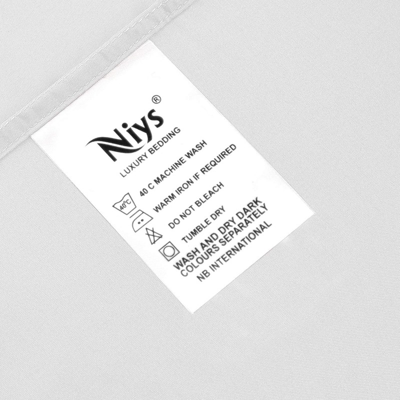 NIYS Luxury Bedding Finest 100% Egyptian Cotton 10"/25CM Fitted Sheets
