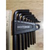 Craftsman SHORT ARM 16pc SAE/METRIC Allen Hex Keys Tools New