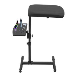 PANEKOLO Tattoo Arm Rest Stand with Workbench, Adjustable Height Tattoo Chair, Arm Leg Rest Chair