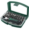 Mannesmann Bit Set with Reversible Ratchet (32 Pieces)