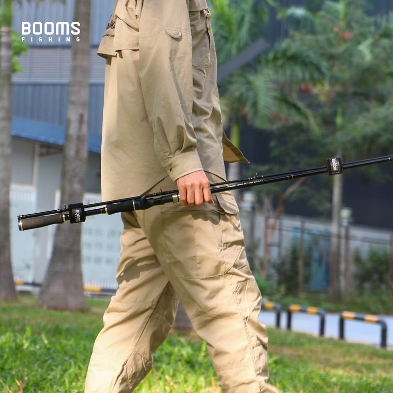 [Booms Fishing] RS3 New Rod Belt, Black (6 Pieces)