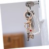 COLLBATH Sturdy Alloy Keychain Cross Keyring Heart Pendant Decorative Keychain