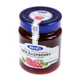 Hero Red Raspberry Premium Fruit Spread 12 Ounce