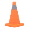 banapoy Traffic Cone, 11.8 Inch Foldable Reflective Safety Cone, Orange