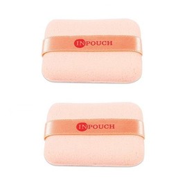 Square Powder (2-Pack) / Powder Puff Flocking Makeup / 사각 파우더(2개입)/분첩 퍼프 후로킹 화장