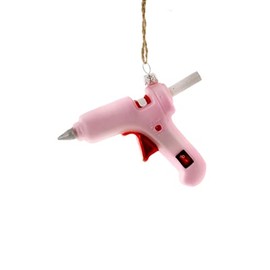 Glue Gun Craft Crafty Hobby Glass Christmas Ornament