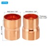 PATIKIL 7/8" to 3/4" ID Copper Reducer, 4pcs 99.9% Pure