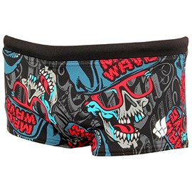 Mad Wave Kids Jolly Roger Swimming Trunks Black/Red, purple