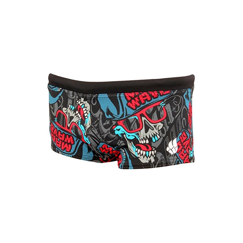 Mad Wave Kids Jolly Roger Swimming Trunks Black/Red, purple