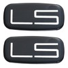 2PCS Epoxy resin LS EMBLEM Badge sticker decal Compatible For