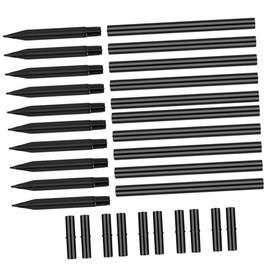 Levemolo Solar Light Stakes Durable Garden Ground Stakes with Extension Tubes and Connectors for Outdoor Solar Pathway Lighting and Landscaping Installation