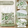 Lounsweer Agate Green Hand Block Printed Cotton Tissue Box Cover