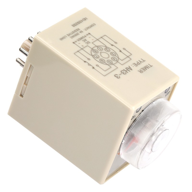 220VAC 10 Minutes Power On Delay Timer Time Relay AH3-3(10M)
