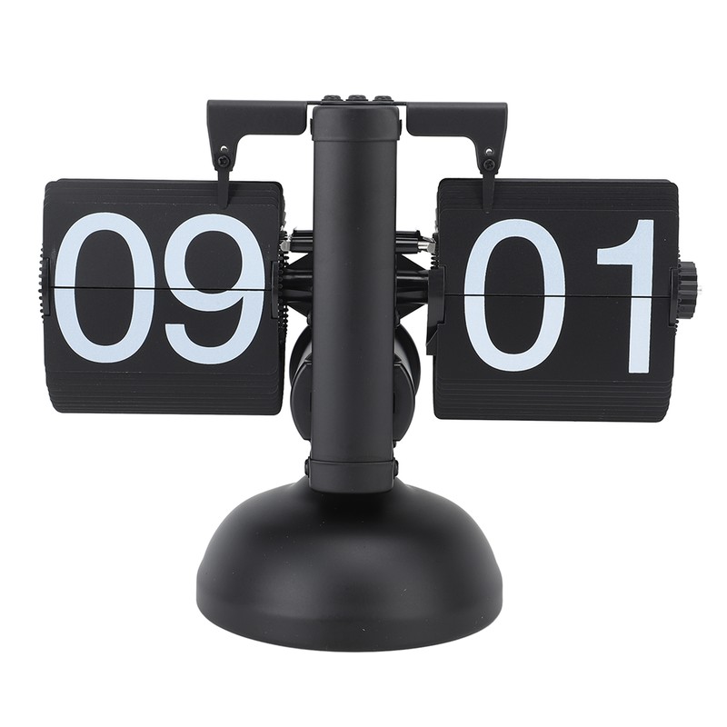 Flip Clock Large Number Battery Powered 304 Stainless Steel Tabletop