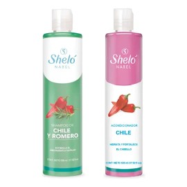 Pack Shampoo Chile Y Romero Y Acondicionador Sheló Nabel.