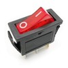Rocker Switch Lighted On Off for Electric Fireplaces 120 Volt