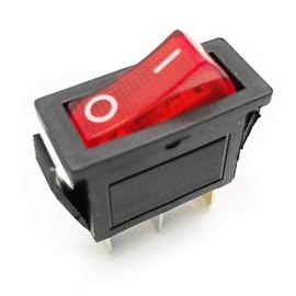 Rocker Switch Lighted On Off for Electric Fireplaces 120 Volt FMI Desa 120927-24