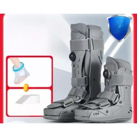 발목 보조기 골절 반깁스 지지대 기브스 고정 [1급 전면 인플레이터블 짧은 허베이창고 힐] Ankle Support Fracture Splint Brace [Grade 1 Front Inflatable Short Hebei Warehouse Heel]