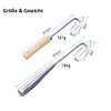 2-in-1 Grout Scraper Weed, 31.5 cm Weed Cutter, Dandelion Cutter,