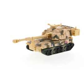 Showcasts Super Tank Team M109 Paladin Tan Camouflage Showcasts 8882 6.5" Diecast Replica