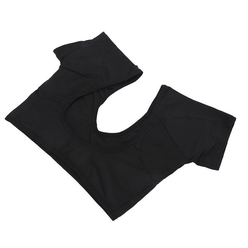 Underarm Sweat Vest Black Breathable Washable Quick Drying Armpit Sweat