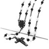 metaltree98 Rosary White Bead Gold Silver Black Tone Guadalupe &