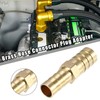 X AUTOHAUX 2 Pcs 12mm - 10mm Straight Shaped Barb