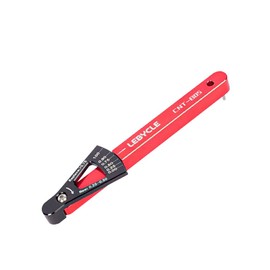 tieedhfu Mountain Bike Chain Tool - Mountain Bikes Chain In Condition With Handy Tool Chain Wear Indicator Metal Chain Checker, Red