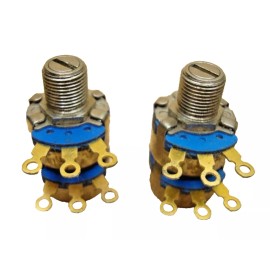 CTS Log Taper Dual Pot 110K and 25K ohm Potentiometer   (Qty 2)