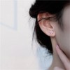 Cherry Blossom Stud Earrings for Women Girls Teens S925 Sterling