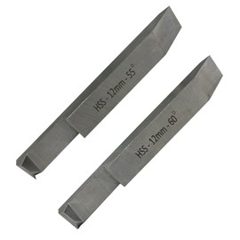 MachEl Double End Internal External Threading HSS Tool Set for Lathe Machine ((12 x 12 MM SHANK))