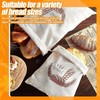 MYTOAU 3 Pcs Linen Bread Bags, Unbleached Bread Storage Bags,