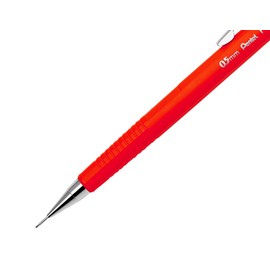 Pentel P205-F Pencil, Red Barrel
