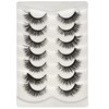 Vivis False Eyelashes 7 Pairs Lashes 3D Faux Mink Long
