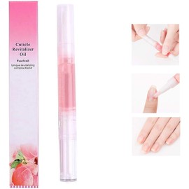 Aceite Nutritivo para Uñas, Tratamiento de Uñas, Revitalizador de Cutículas, Herramienta de Manicura (Durazno)