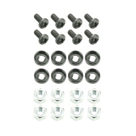Adam Hall Hardware 5925M8Mounting Kit for Two 19' Devices with Square Nuts M6