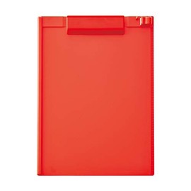 Lihit Lab Binder Antibacterial Clipboard A4 E Type ALCLEA Red A7940-3