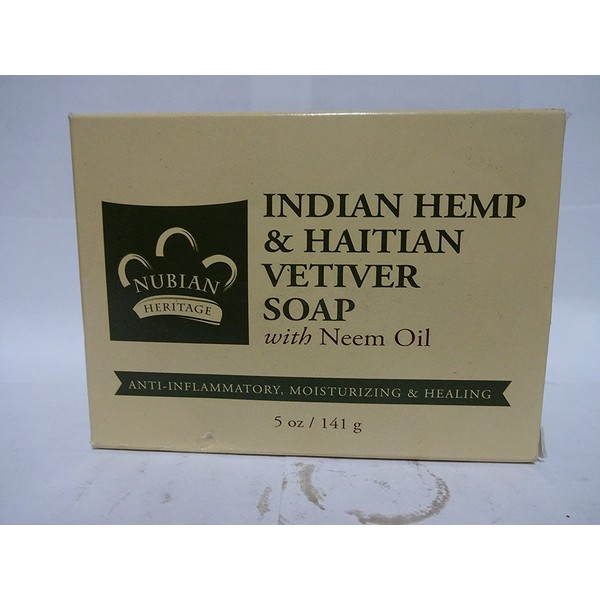 Nubian Heritage Soap Bar Indn Hmp Vetiver