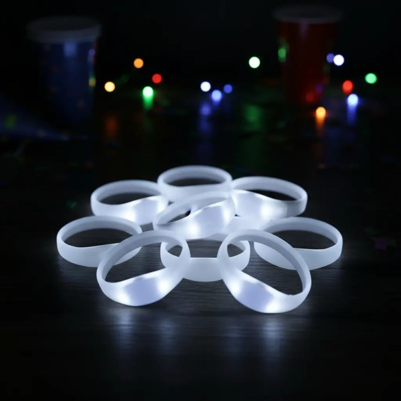 15pcs Pulseras Para Fiestas Pulseras Luminosas Audioritmicas