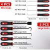 11pcs Mechanic Hook and Pick Tool Set with Car Clip