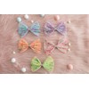Summer Crystal Starry Tulle Bow Alligator Hair Clip for Girls