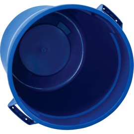 Global Industrial 32 Gallon Garbage Can, Blue, No Lid