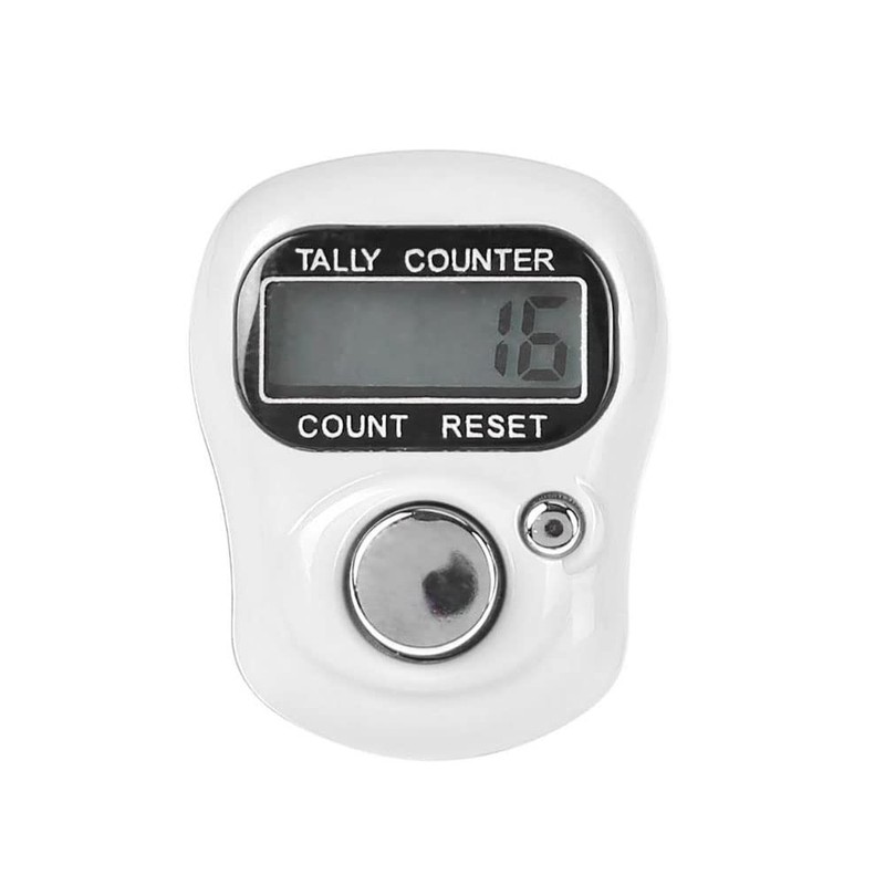 6X Digital LCD Electronic Golf Finger Hand Ring Knitting Row