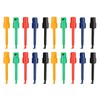 Hilitand 20pcs Large Test Hook Multicolor Test Hook Clamp Test