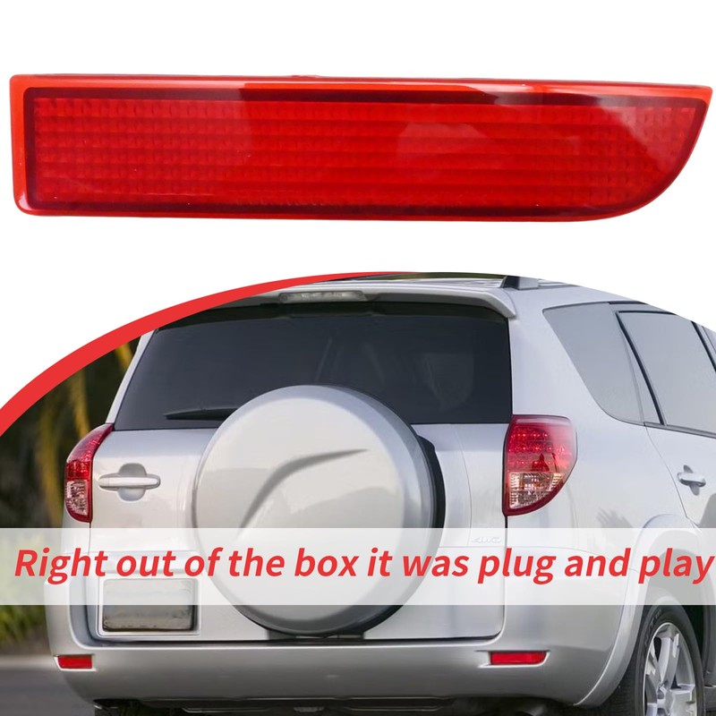 CADUFUELLY 81920-13022 Rear Left and Right Bumper Reflector Replacement Lamp,