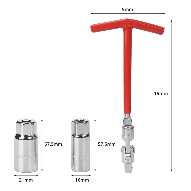 Profiwoab Spark Plug Wrench Set Universal Spark Plug Wrench for