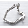 starPG 2.6 inches (6.5 cm) coin purse clasp with pattern,