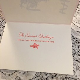 Vintage Greeting Card Christmas Santa Claus In Gold Car Burgoyne